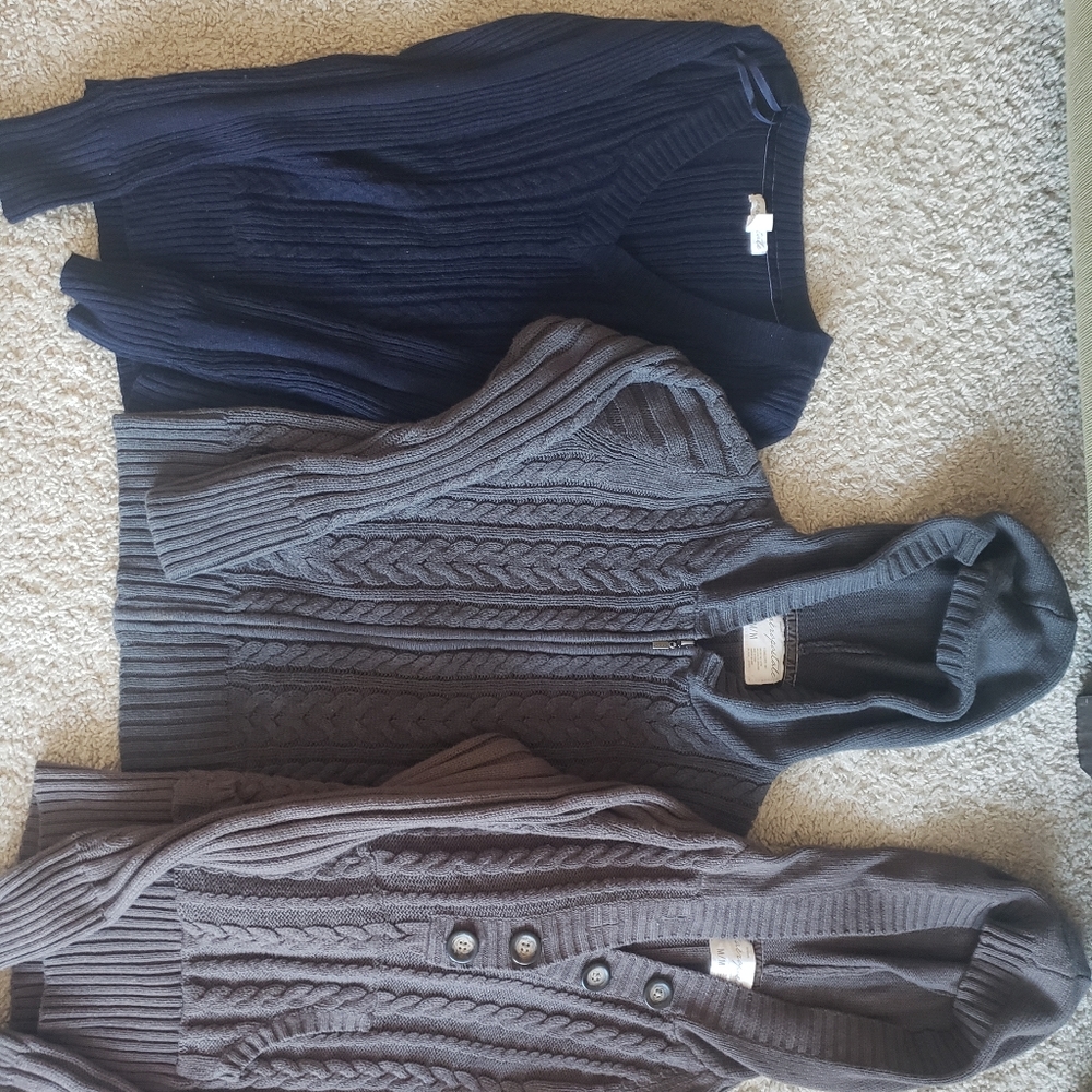 NWOT Aeropastle cable knit sweaters